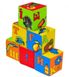 Кубики мягкі "Абетка" 6шт, Розумна іграшка, 720019 720019 фото 1