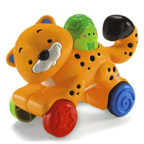 Іграшка-каталка 'Гепард' (Press & Go Cheetah), Fisher Price, N8162 N8160 фото