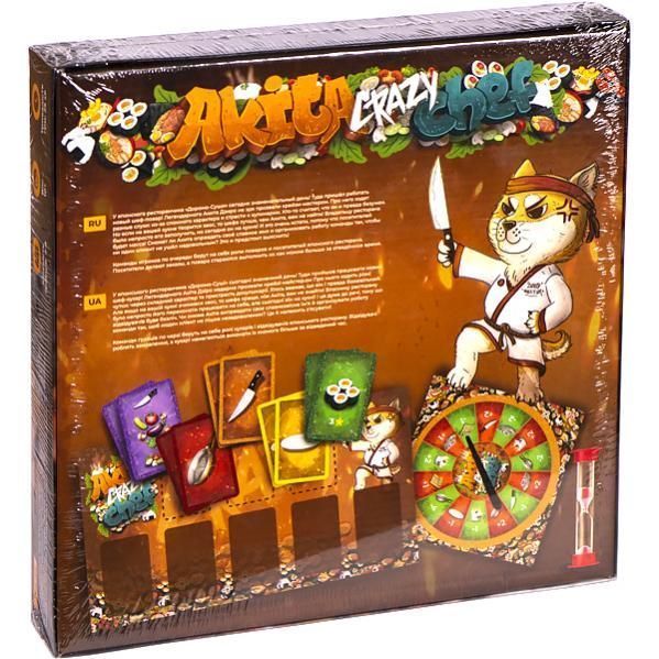 Настільна гра "Akita Crazy Chef", Danko Toys, G-ACC-01-01 G-ACC-01-01 фото