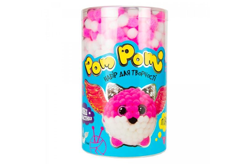 Набір для творчості "Pom pom", рожевий , Strateg, 32015 32015 фото