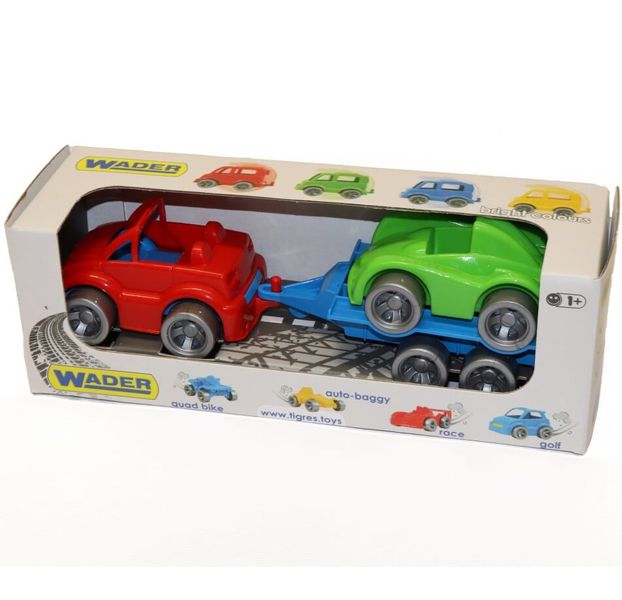 Набір авто "Kid cars Sport" 3 ел. (кабріолет + гонка), Wader, 39542 39542 фото