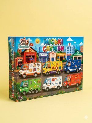 Пазл-сортер "Мiськi служби", Enotik 3-052 3-052 фото