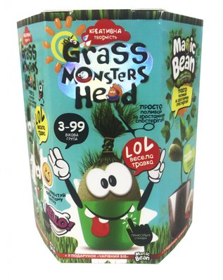 Набір креативної творчості "Grass Monsters Head", Danko Toys, GMH-01-07U GMH-01-07U фото