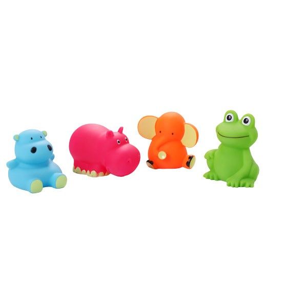 Іграшки для ванної "Тварини середні" 4 шт.,Baby Ono, 867 867 фото