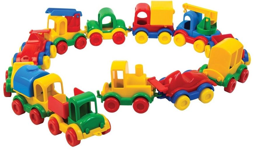 Іграшкова машинка авто Wader "Kid Cars" 12 шт, 39243 39243 фото
