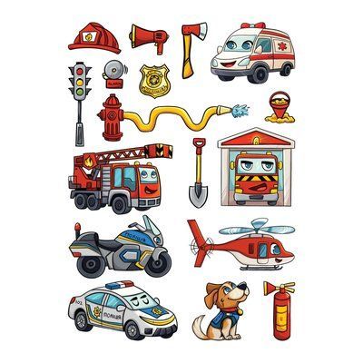 Тимчасове тату Машинки помічники міста, ArleySign AS2503 AS2503 фото