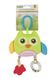 М'яка багатофункціональна іграшка-прорізувач "Сова" зелена, Baby Team, 8533 8533 фото 1
