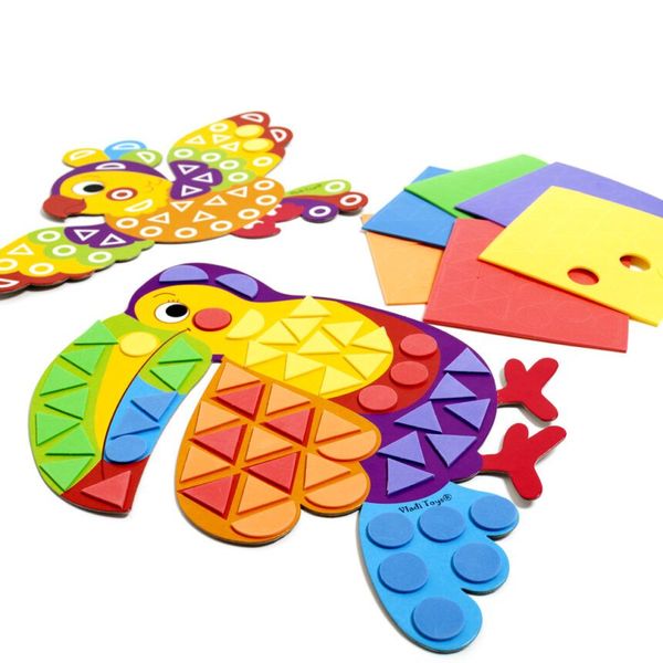Набір для творчості “М’яка мозаїка. Тукан”, Vladi Toys, VT4511-02 VT4511-02 фото