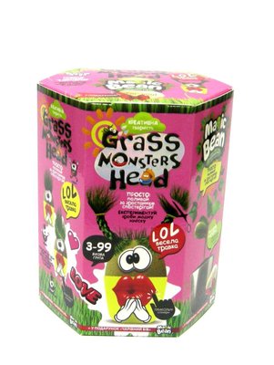 Набір креативної творчості "Grass Monsters Head", Danko Toys, GMH-01-05U GMH-01-05U фото