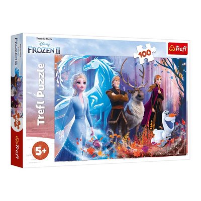 Пазл "Frozen 2 Магія крижаної землі", 100ел., Trefl, 16366 16366 фото