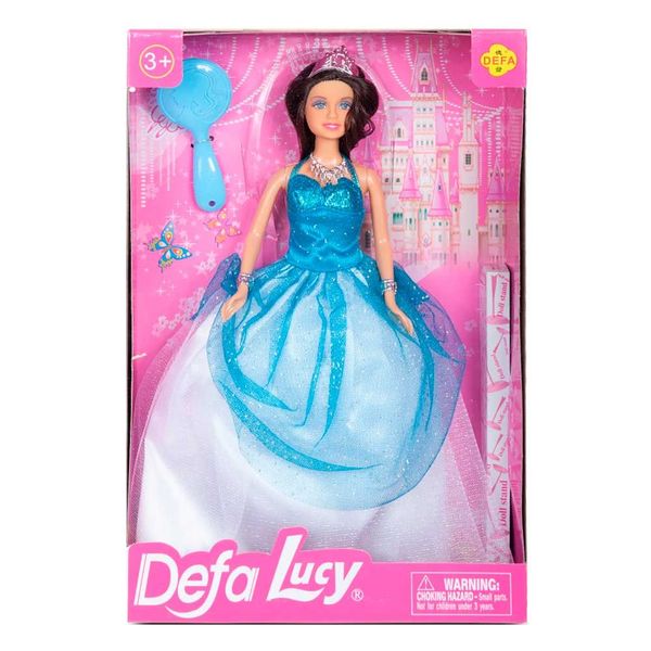Лялька Defa Lucy Принцеса в пишній голубій сукні, Defa, 8275 8275 фото