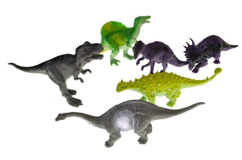 Набір динозаврів 6шт, 303-23 303-23 фото
