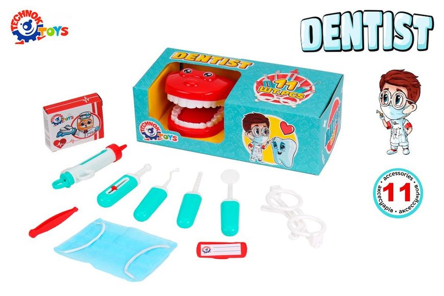 Іграшка "Набір стоматолога", ТехноК 7341 7341 фото