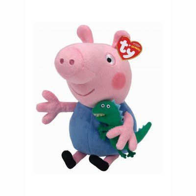 М'яка іграшка Peppa Pig Джордж 15 см, TY 46130 46130 фото