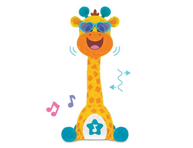 Інтерактивна мʼяка іграшка Танцюючий жираф, Kids hits KH37-001 KH37-001 фото