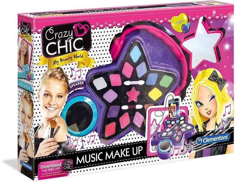 Набір косметики "Music make-up", Crazy Chic, Clementoni, 78416  78416 фото