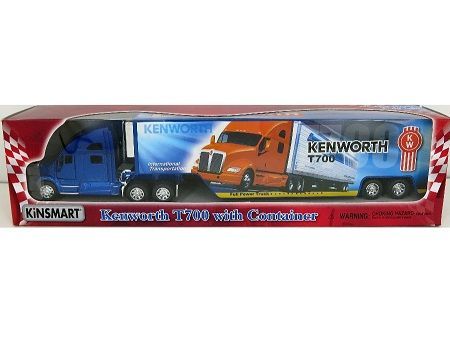 Модель Kinsmart Kenworth T700 w/container 1:68, KT1302W KT1302W фото
