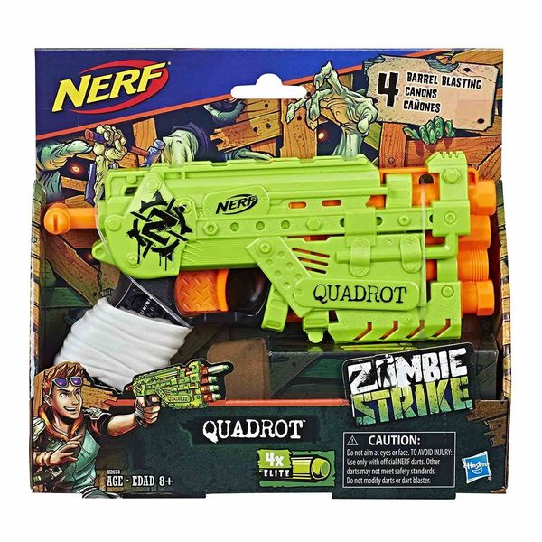 Бластер Nerf Zombie Strike Quadrot, Hasbro, E2673 E2673 фото