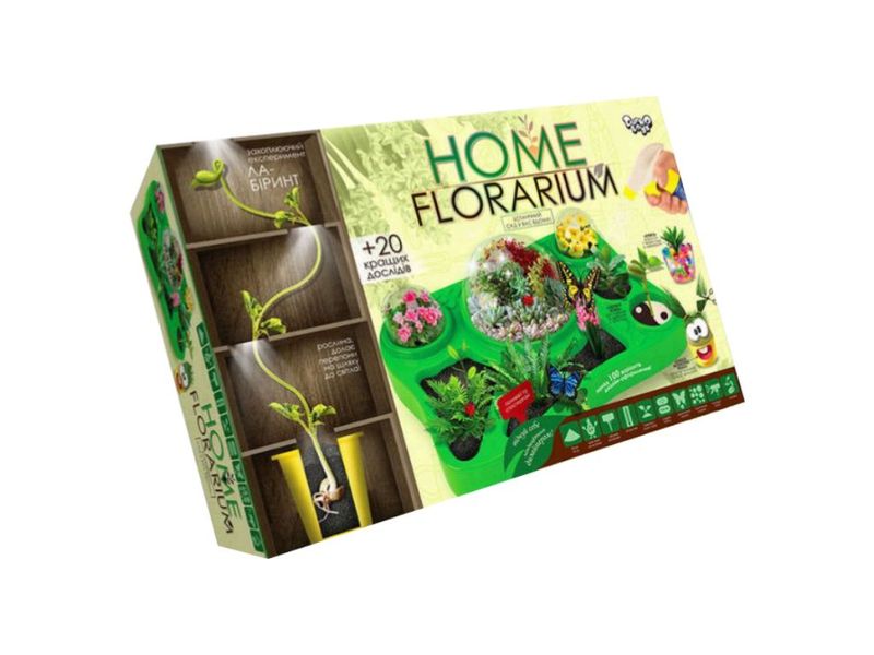 Набір для вирощування рослин «Home Florarium», Danko Toys HFL-01-01U HFL-01-01U фото
